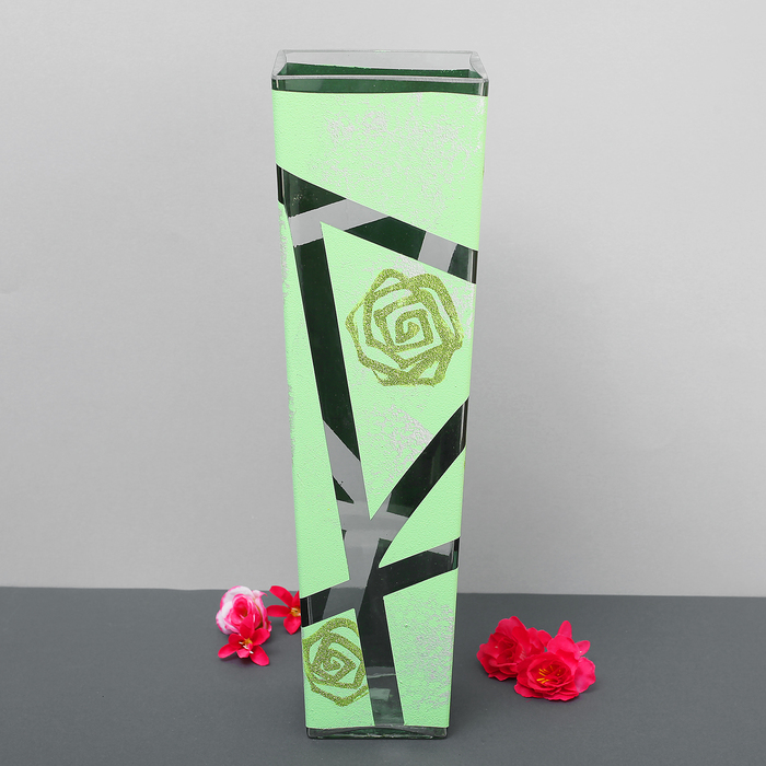 Ваза "Абстракция" 40 см квадрат