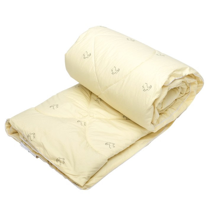 Кашемир Одеяло "Козий Пух" 200х220 300г/м2 Тик 100% Козий пух 35%  п/эф волокно