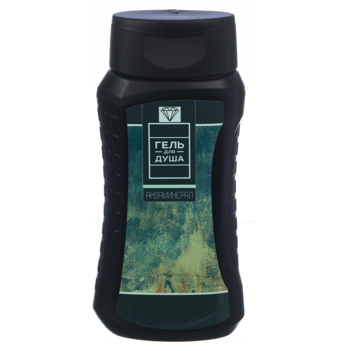 Подарочный набор "Самому лучшему": гель для душа, мочалка в пластиковой подставке