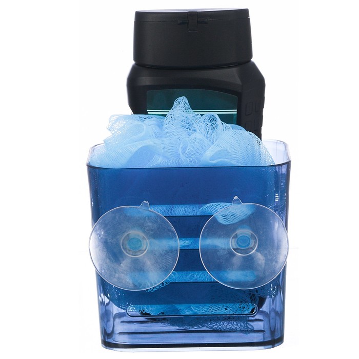 Подарочный набор "Самому лучшему": гель для душа, мочалка в пластиковой подставке