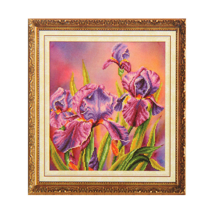 Мозаичная картина "Ирисы"