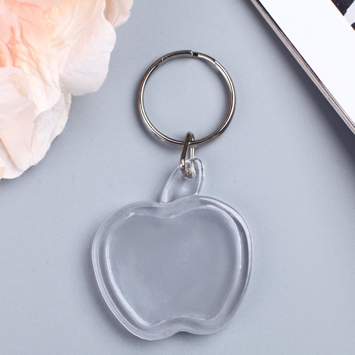 Капсула для полиграфической вставки "Яблоко" 5х4,5х0,5 см