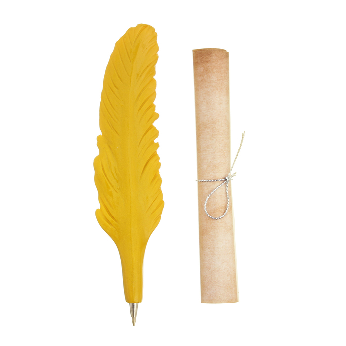 Фигурная ручка "Учителю русского языка" со свитком