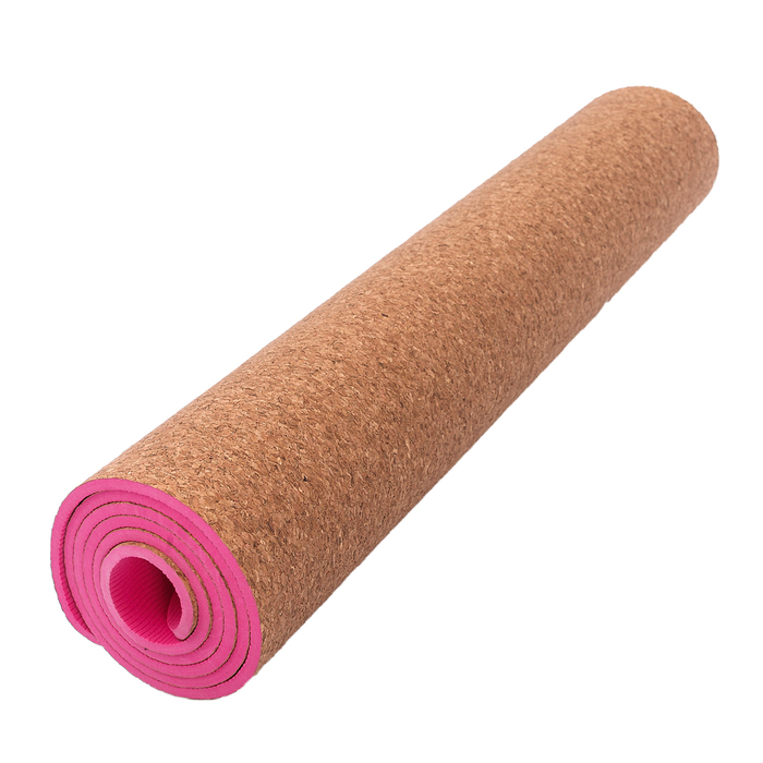 Коврик для йоги 183х61х0,6 см, цвета микс