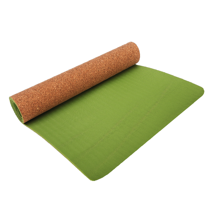 Коврик для йоги 183х61х0,6 см, цвета микс