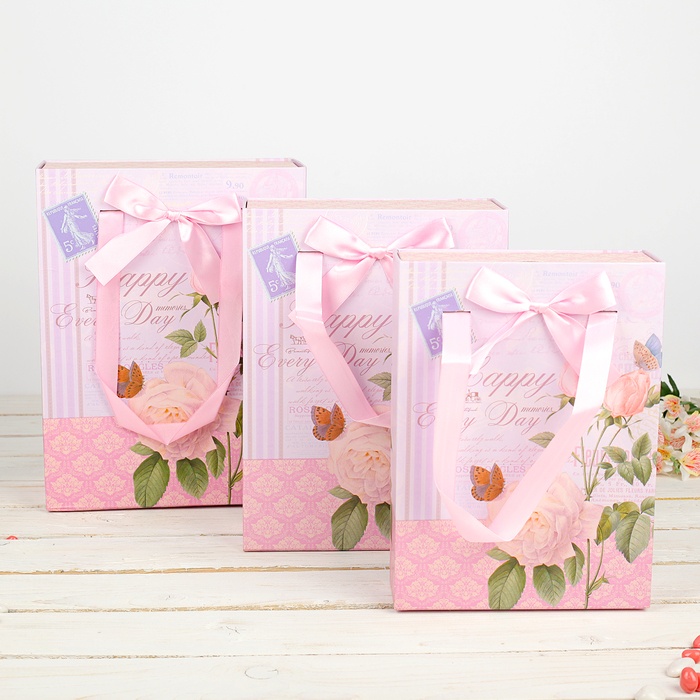 Набор коробок 3в1, 30 х 23 х 11 - 26 х 19 х 7 см