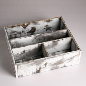 

Ящик деревянный 34.5×30×10 см подарочный комодик, состаренный