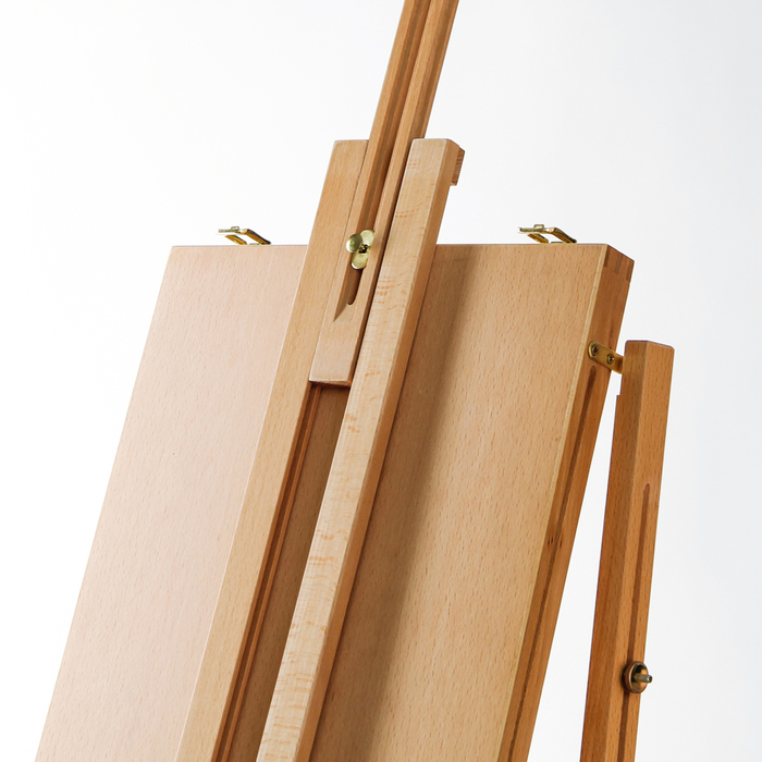 Этюдник бук, 50х34х11см, высота холста 87см, ножки дерево 90см, регулируемый ремень