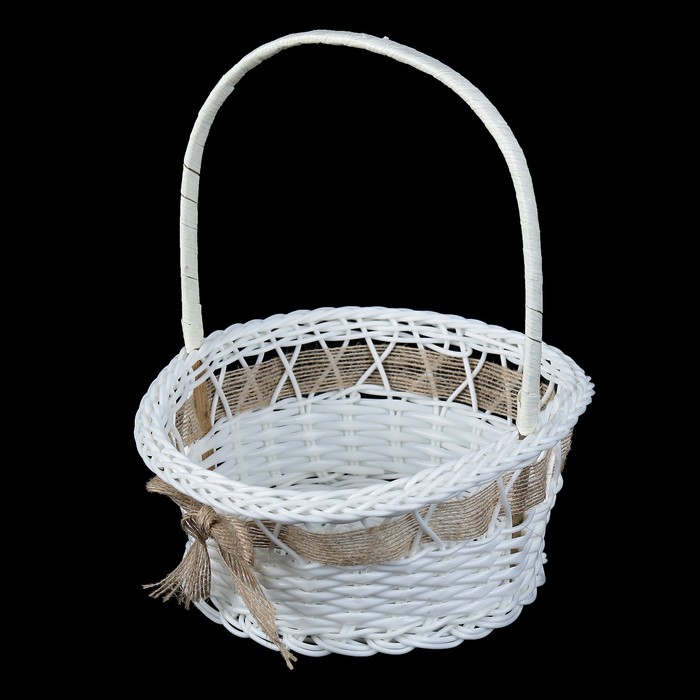 Корзина декоративная "Эко-лайф большая" 21х18х19 см