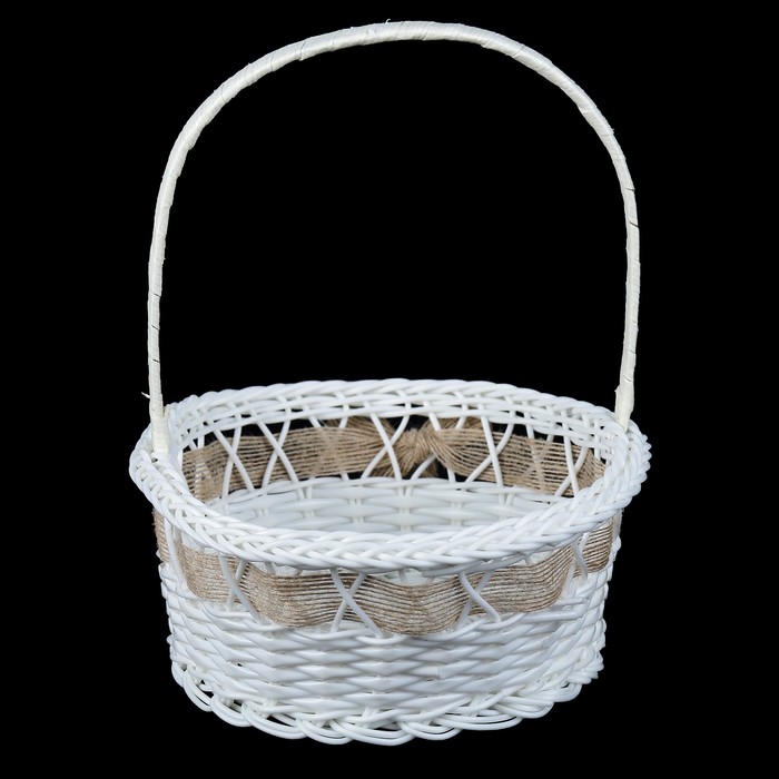 Корзина декоративная "Эко-лайф большая" 21х18х19 см