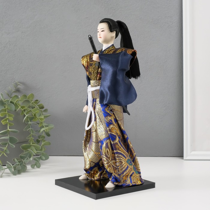 Кукла коллекционная "Самурай с мечом" 30х12,5х12,5 см
