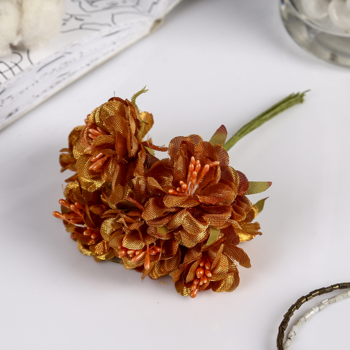 Декор для творчества "Цветы из космоса" (набор-букет 6 цветков) 11,5 см d=4 см МИКС