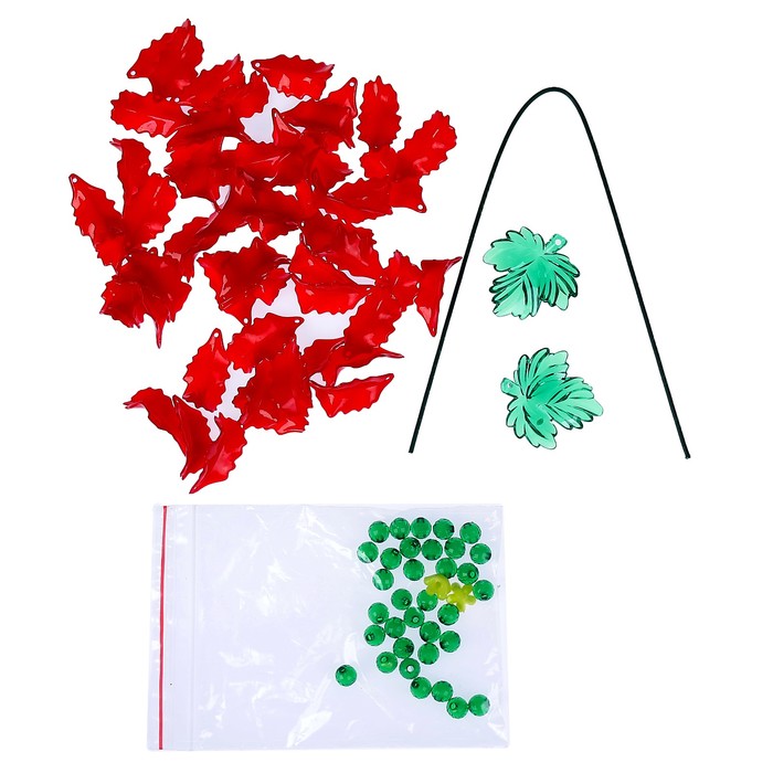 Набор для изготовления цветка из бусин "Пион" МИКС р-р готового изделия 30х8х8 см