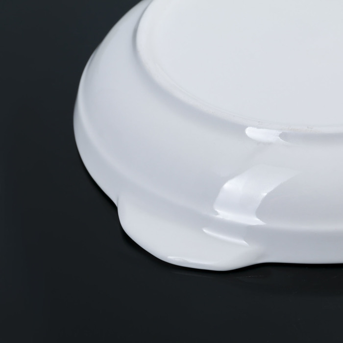 Блюдо 20 см White Label, с ручками, штабелируемое