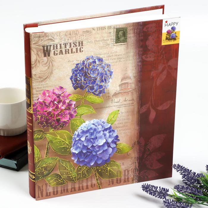 Фотоальбом на 400 фото 10х15 см "Пышные цветы" в коробке МИКС 33х27,5х5,5 см