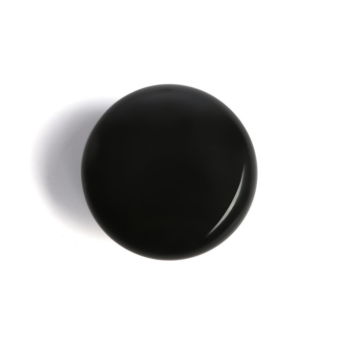 Ручка-кнопка Ceramics 002, керамическая, черная