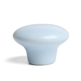 Ручка-кнопка BOWL Ceramics 002, керамическая, голубая Ош