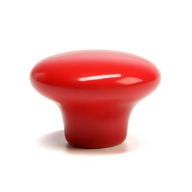 Ручка-кнопка BOWL Ceramics 002, d=38, керамическая, красная Ош