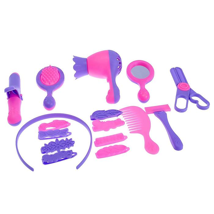 фото Игровой набор «парикмахер» в сумке из пвх, 16 предметов совтехстром