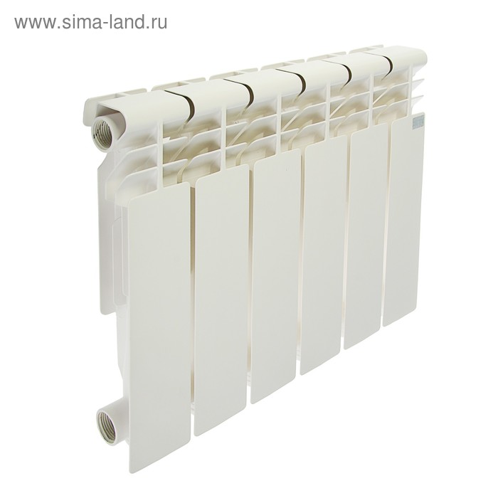 Радиатор алюминиевый STI, 350 х 80 мм, 6 секции