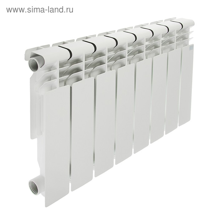 Радиатор алюминиевый STI, 350 х 80 мм, 8 секции