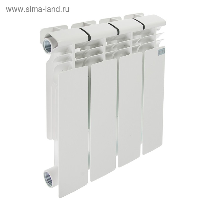 Радиатор биметаллический STI, 350 х 80 мм, 4 секции