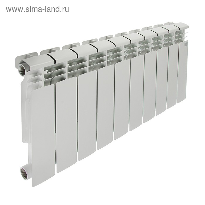 Радиатор биметаллический STI, 350 х 80 мм, 10 секций