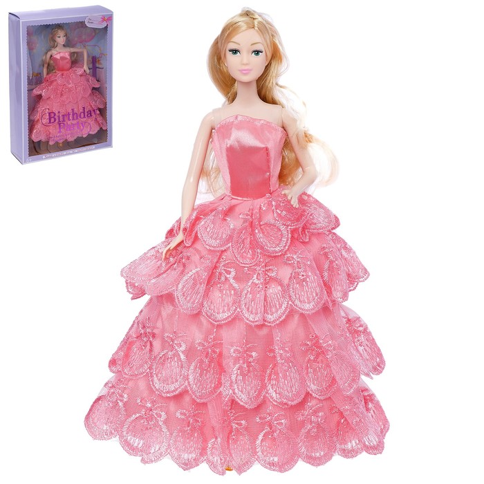 Кукла модель "Кира" в бальном платье, МИКС