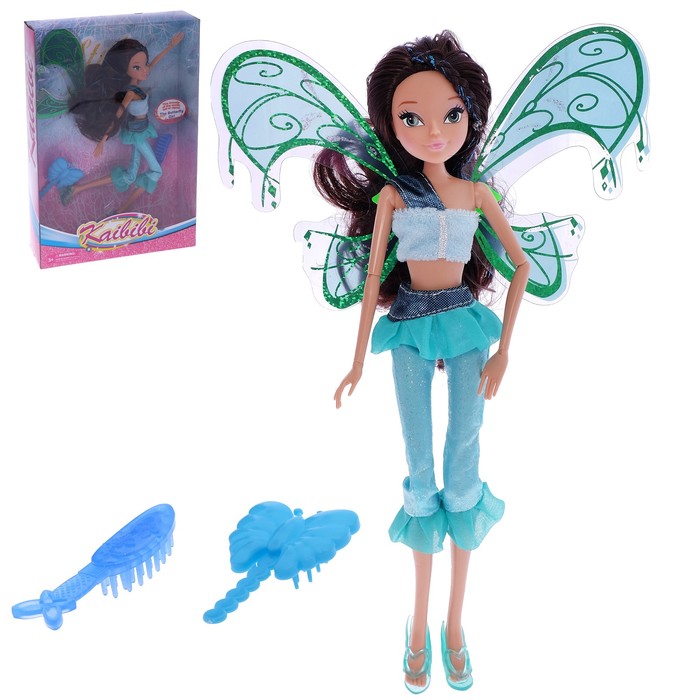 Кукла фея шарнирная "Роза" с аксессуарами, МИКС