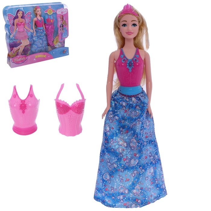 Кукла модная "Ника" с нарядами, МИКС