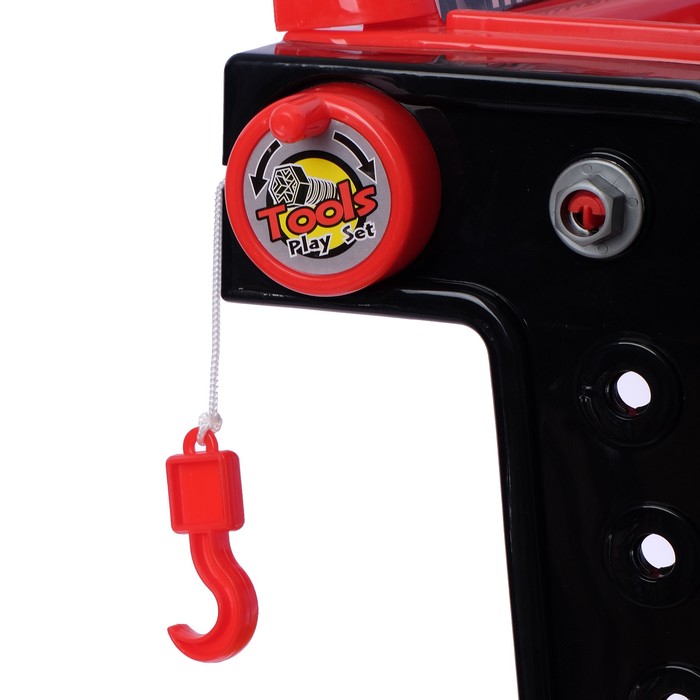 Игровой модуль "Механик Формулы 1", 50 элементов, дрель работает от батареек,