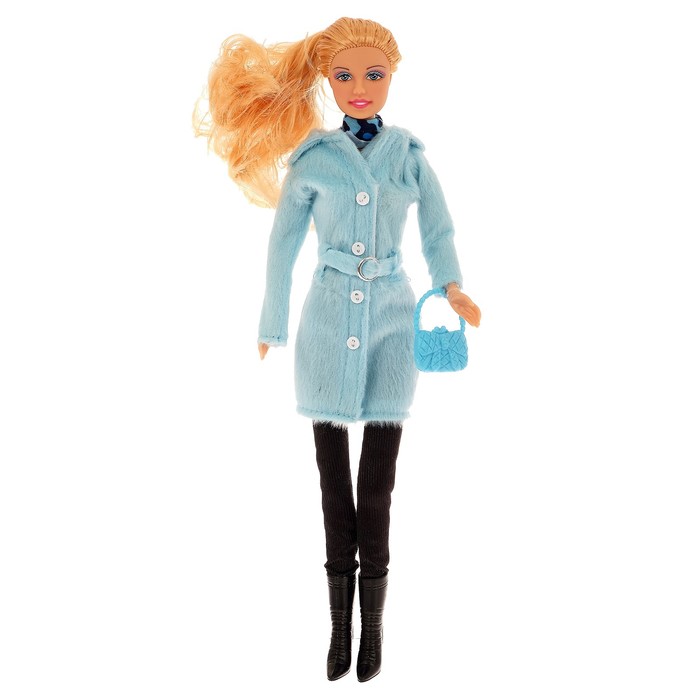Кукла модель "Анна" в пальто с аксессуарами МИКС