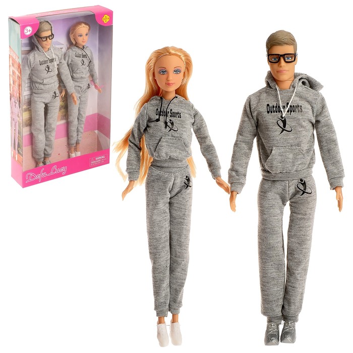 Кукла модель "Спортивная семья", МИКС