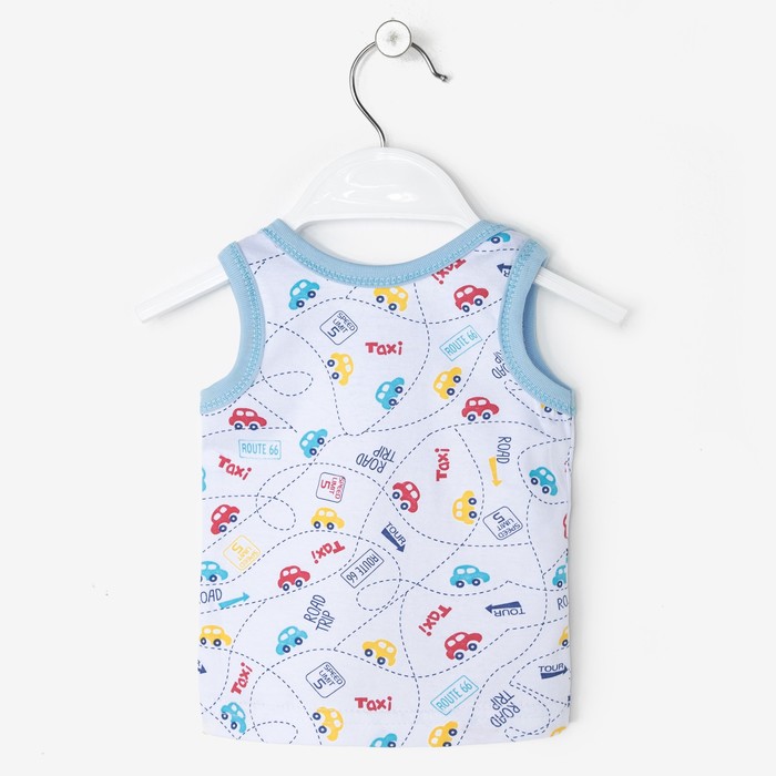 Майка детская, рост 68 см, цвет МИКС М-341-01_М