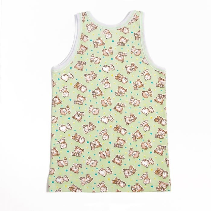 Майка детская, рост 68 см, цвет МИКС М-341-01_М