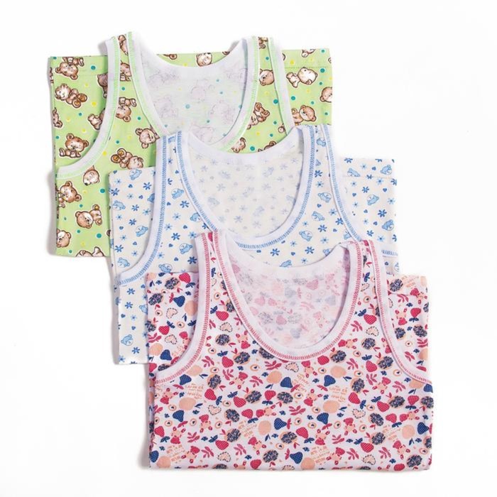 Майка детская, рост 68 см, цвет МИКС М-341-01_М