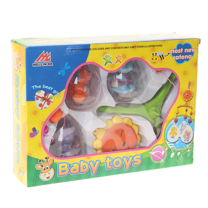 Музыкальный мобиль «Солнышко. Забавные зверята»