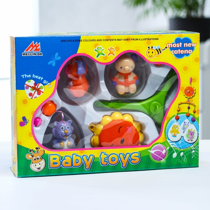 Музыкальный мобиль «Солнышко. Забавные зверята»