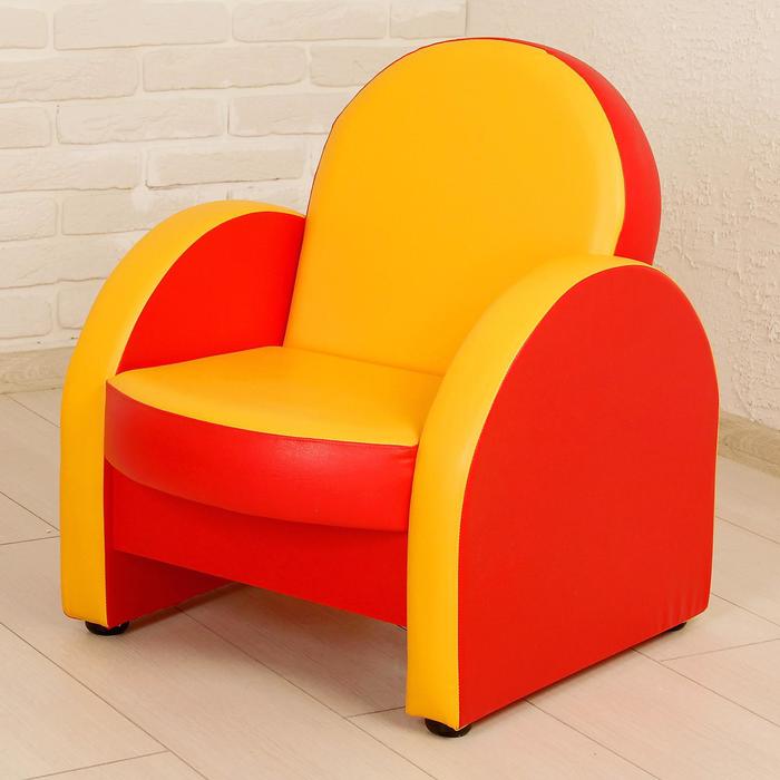 Комплект мягкой мебели "Агата", красно-жёлтый