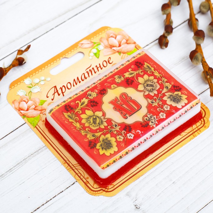 Мыло сувенирное ручной работы «Орнаментальное»