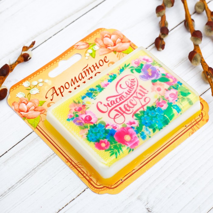 Мыло сувенирное ручной работы «Цветы»