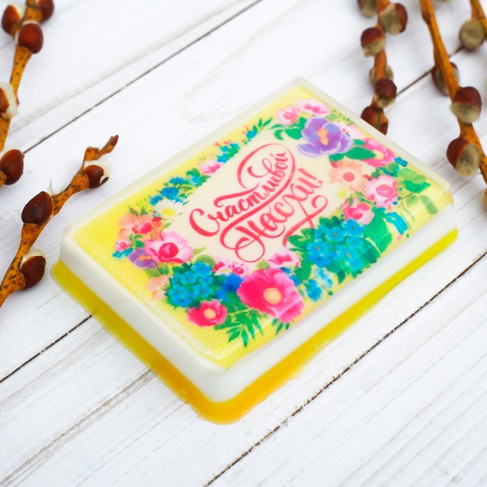 Мыло сувенирное ручной работы «Цветы»