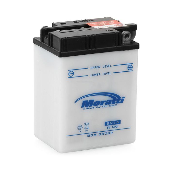 Аккумуляторная батарея Moratti 14 Ач 6N14, прямая полярность
