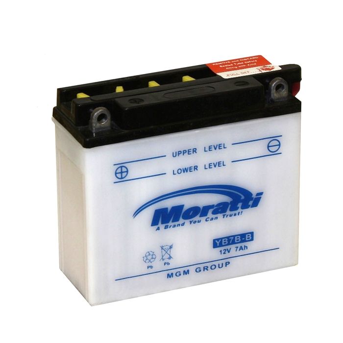 Аккумуляторная батарея Moratti 7 Ач YB7B-B, прямая полярность