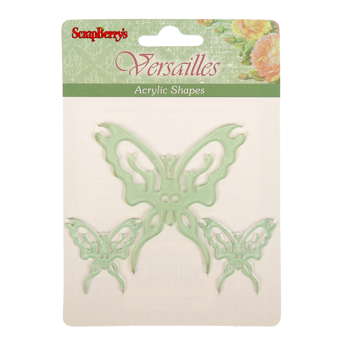 Набор акриловых украшений для декора "Бабочки" 3 шт