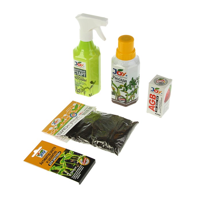 Набор для ухода за рассадой JOY "Здоровый старт", 5 препаратов