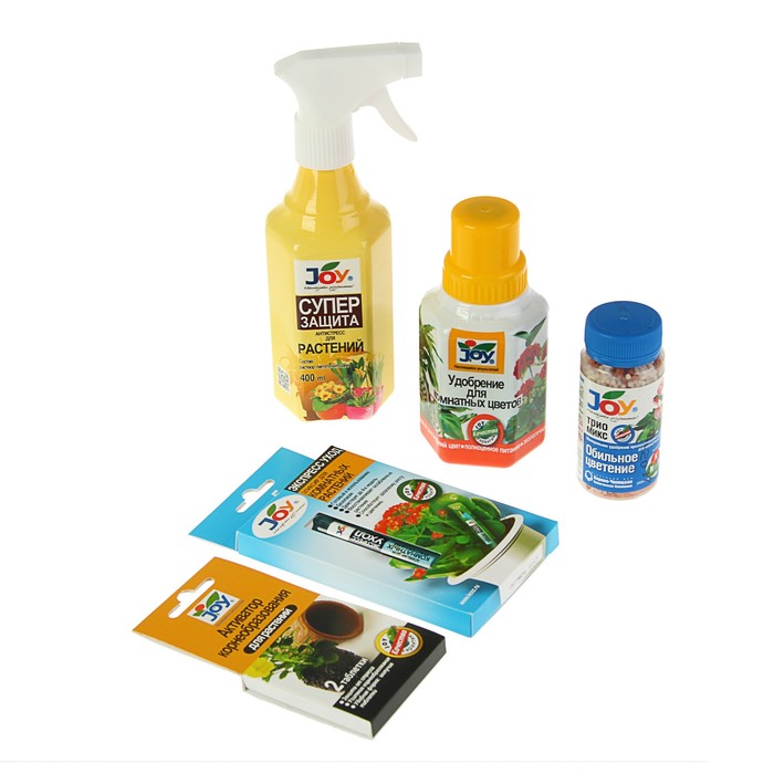 Набор для ухода за комнатными цветами JOY "Экспресс уход", 5 препаратов