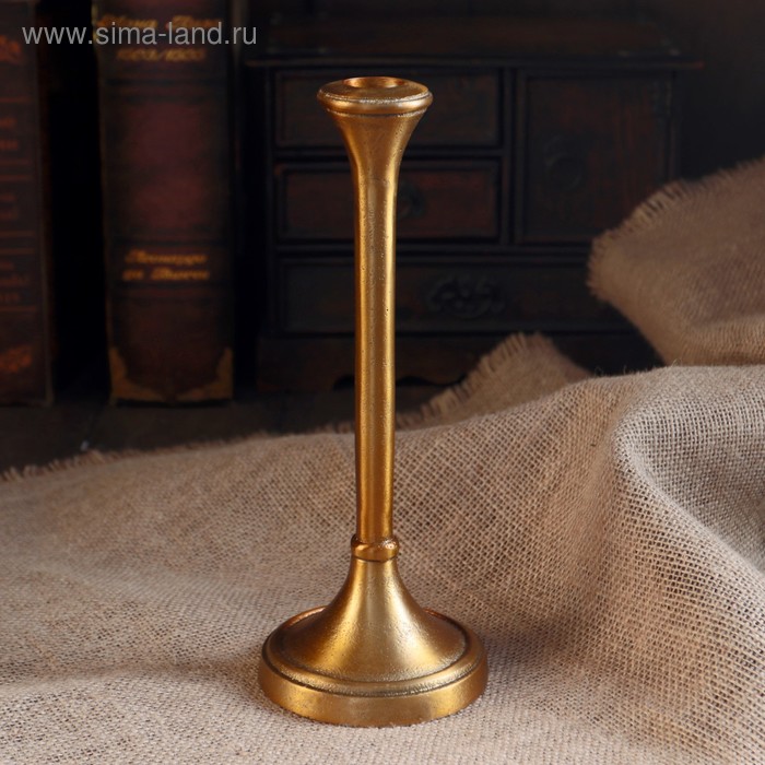 

Подсвечник алюминий "Роман" на 1 свечу 9,5х9,5х24 см