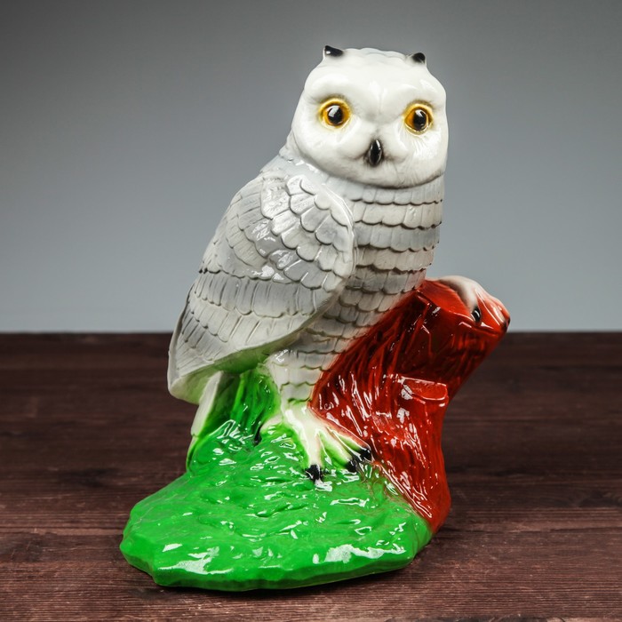 Копилка "Сова на пне" 32 см