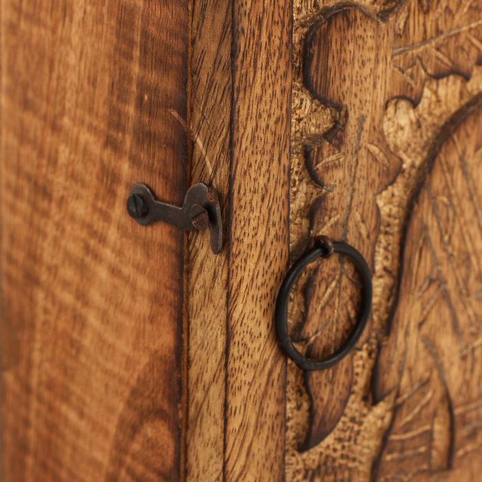 Ключница дерево "Слон" 8х18х28 см